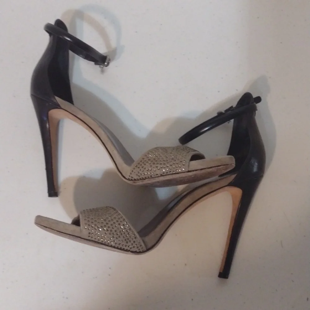 Coach bedazzled high heels size 9